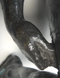 Nackte Bacchantinnen reiten auf Panthern